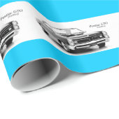Papier für klassische Autos Geschenkpapier (Rolleneckpunkt)