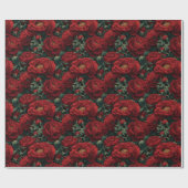 Papier für klassische Petals Peonies Geschenkpapier (Flach)
