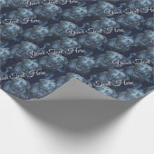 Papier für Labrador-Retriever aus schwarzem Lab Geschenkpapier (Ecke)