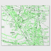 Papier für Luftcharts Geschenkpapier (Flach)
