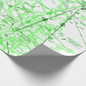 Papier für Luftcharts Geschenkpapier (Ecke)