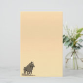 Papier für Mare- und Fohlenpferde (Stehend Vorderseite)