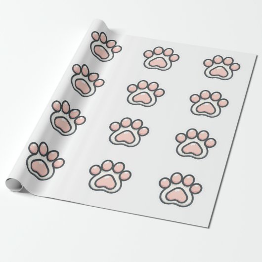 Papier für Paw Geschenkpapier (Ungerollt)