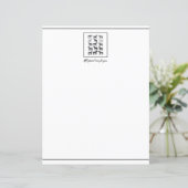 Papier für Pferde schwarz und weiß (Stehend Vorderseite)