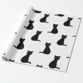 Papier für schwarze Katzen Geschenkpapier (Ungerollt)