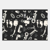 Papier für schwere Einwickelarbeit in Schwarzweiß (Vorderseite 3)