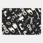 Papier für schwere Einwickelarbeit in Schwarzweiß (Vorderseite 2)