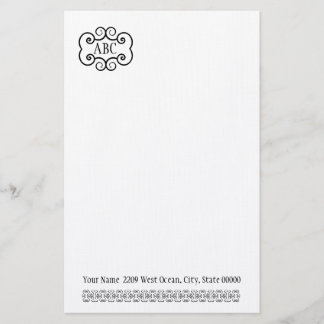 Papier für Stationierungsbeläge/Farbmonogramm