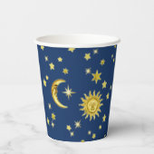 Papier für Sun-, Mond- und Sternenaufnahmen Pappbecher (Rückseite)