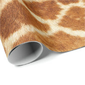 Papier für Tierausdruck Giraffe Geschenkpapier (Rolleneckpunkt)