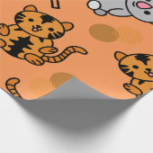 Papier für Tiermuster Geschenkpapier (Ecke)