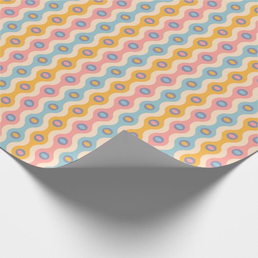 Papier für Weihnachten im Retro-Stil. Geschenkpapier (Ecke)