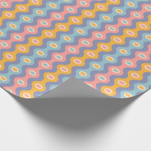 Papier für Weihnachten im Retro-Stil. Geschenkpapier (Ecke)