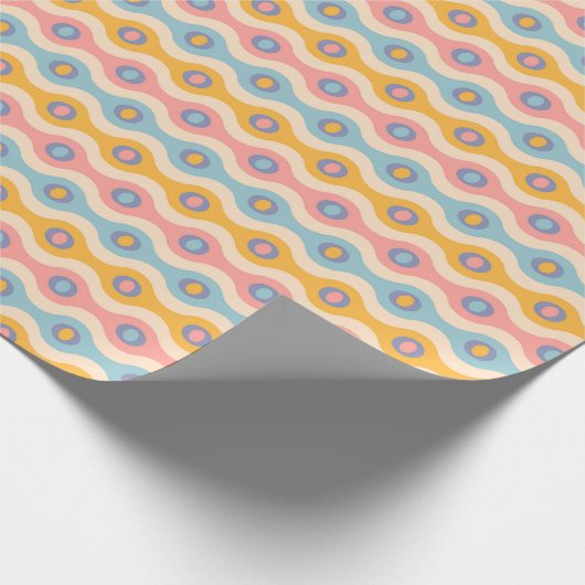 Papier für Weihnachten im Retro-Stil. Geschenkpapier (Ecke)