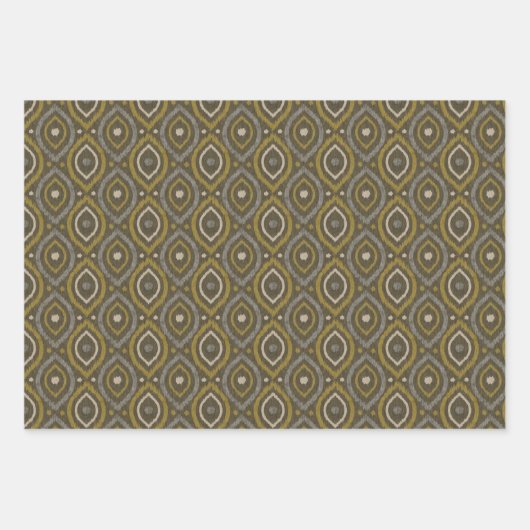 Papier für Weihnachten mit ogee Muster. (Vorderseite 3)