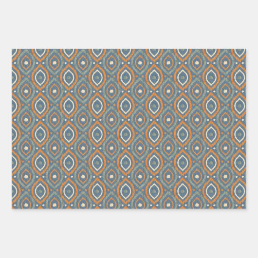 Papier für Weihnachten mit ogee Muster. (Vorderseite 2)