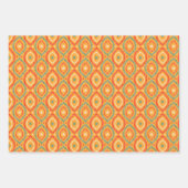 Papier für Weihnachten mit ogee Muster. (Vorderseite)