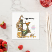 Papier für Wildtiere Napkins Serviette (Beispiel)