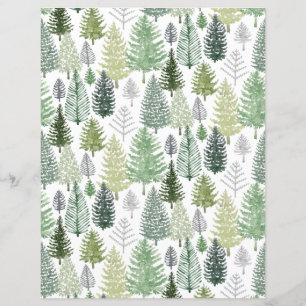 Papier für Winterkiefern