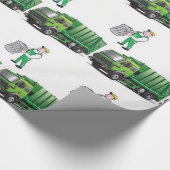 Papier Garbage Man Geschenkpapier (Ecke)