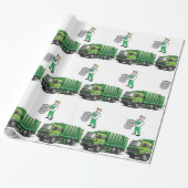 Papier Garbage Man Geschenkpapier (Ungerollt)