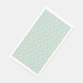 Papier-Gästetücher Little Daisies Serviette (Ecke)