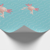 papier Geschenk Ajolotes Geschenkpapier (Ecke)