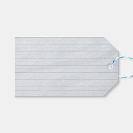 Papier Geschenkanhänger (Vorderseite (Horizontal))