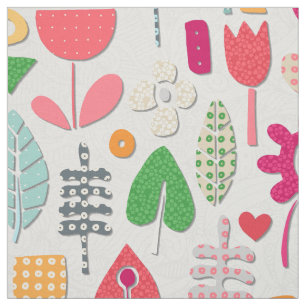Papier geschnittene Blumen Silber Stoff