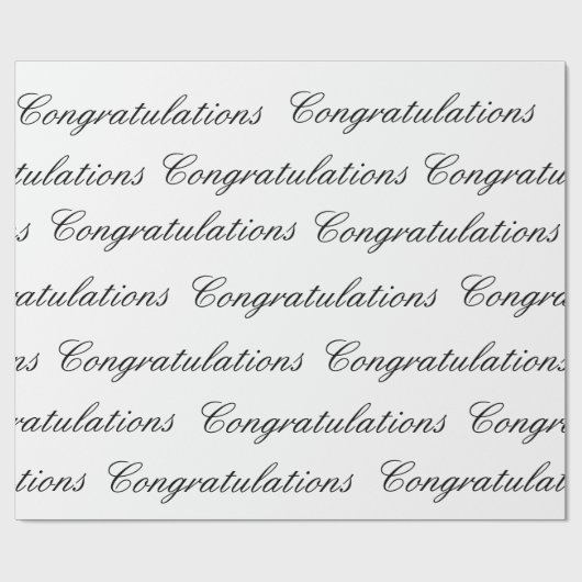 Papier - Glückwunsch Geschenkpapier (Flach)