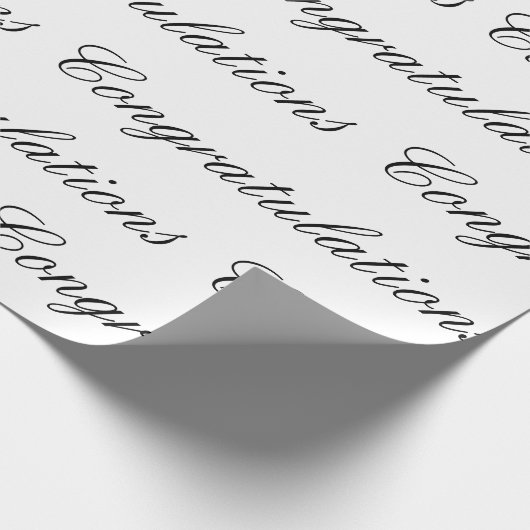 Papier - Glückwunsch Geschenkpapier (Ecke)