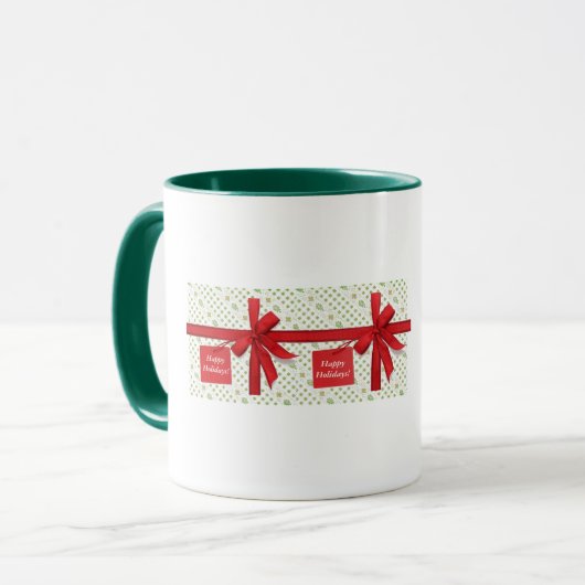 Papier Gold Tasse (Vorderseite Links)