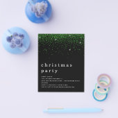 PAPIER | Green Glitzer Weihnachts-Party BlAck Einl (Einzeln)