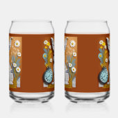 Papier-Hasen-Soda-Glas Dosenglas (Links)