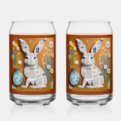 Papier-Hasen-Soda-Glas Dosenglas (Rückseite)
