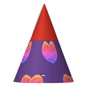Papier-Herzen-Partyhüte Partyhütchen (Links)
