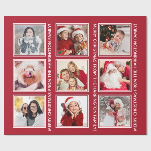 Papier IHRER Verpackung der FOTOS u. des TEXTES Geschenkpapier (Flach)