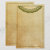 Papier im antiken Stil (Vorne/Hinten)