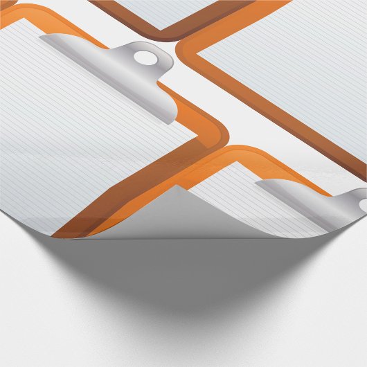 Papier in einer Zwischenablage Geschenkpapier