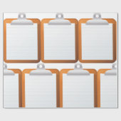 Papier in einer Zwischenablage Geschenkpapier (Flach)