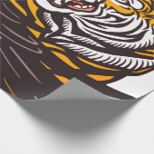 PAPIER JAPANESE TIGER UND DRAGON ART GESCHENKPAPIER (Ecke)
