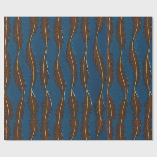 PAPIER JAPANISCHES PATTERN LEAF GESCHENKPAPIER (Flach)