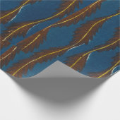 PAPIER JAPANISCHES PATTERN LEAF GESCHENKPAPIER (Ecke)