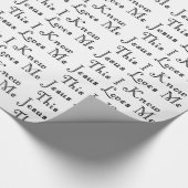 PAPIER JESUS-LIEBE-ME-WRAPPING GESCHENKPAPIER (Ecke)