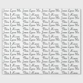 PAPIER JESUS-LIEBE-ME-WRAPPING GESCHENKPAPIER (Flach)