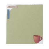 Papier Kaffee-Cup-Karton Notizblock (Vorderseite)