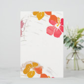Papier Laterne Hibiskus Blume Stationierung (Stehend Vorderseite)