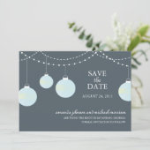 Papier Lattern Hochzeit Speichern Sie das Datum Save The Date (Stehend Vorderseite)