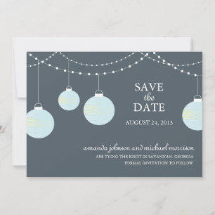 Papier Lattern Hochzeit Speichern Sie das Datum Save The Date
