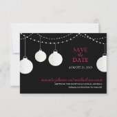 Papier Lattern Hochzeit Speichern Sie das Datum Save The Date (Vorderseite)